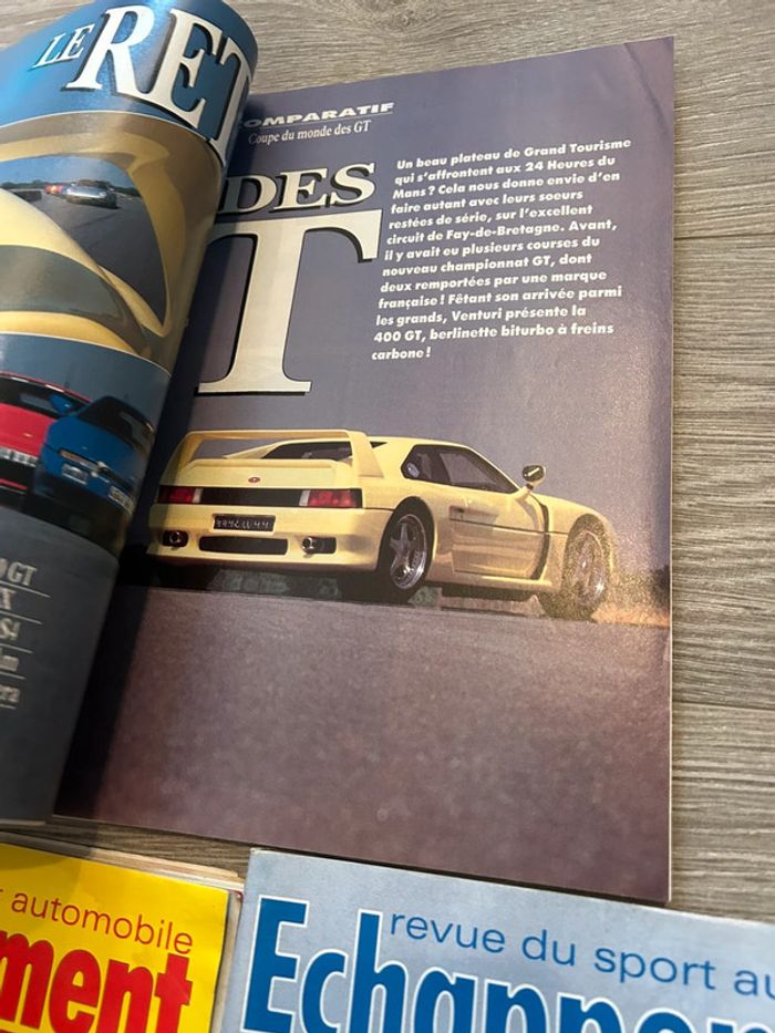 Lot 3 magazine Vintage Échappement Ancien - photo numéro 15