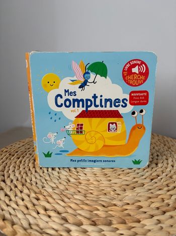 Livre sonore mes comptines volume 1