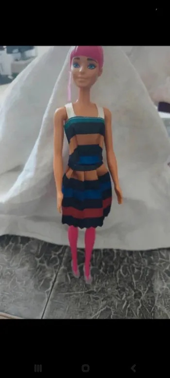 Robe courte Barbie