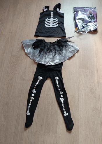 Déguisement squelette en 3/4ans