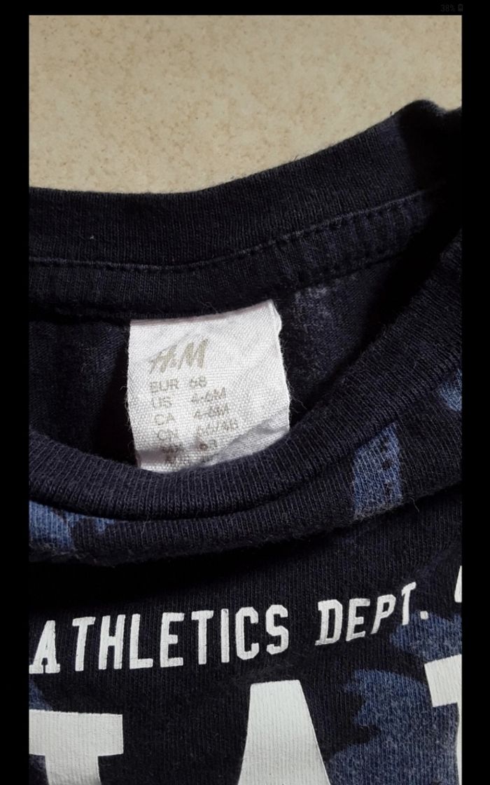 Tee-shirt 68cm H&M, Très bon état - photo numéro 3