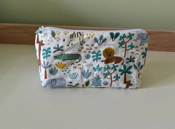 Pochette / trousse thème savane - photo numéro 2