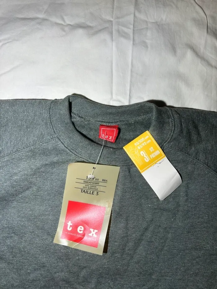 Pull gris tex - photo numéro 4