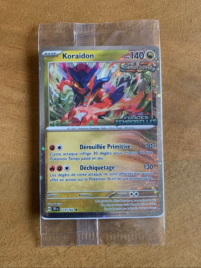 Carte Pokemon Koraidon Stamped