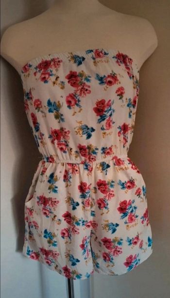 Combi short fleurie 38