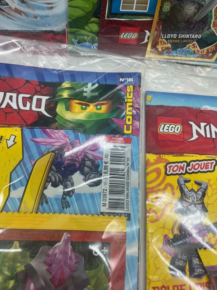 Lot de 5 livres D’activités Magazines Lego Ninjago Avec leurs figurines Neuf - photo numéro 5
