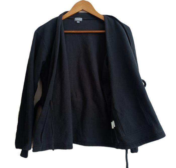 Veste polaire gris anthracite. Style Kimono. CFK. Country for Kids. Taille 12 ans - photo numéro 4