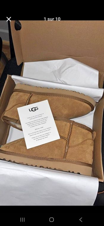 UGG Bottine mini camel 37