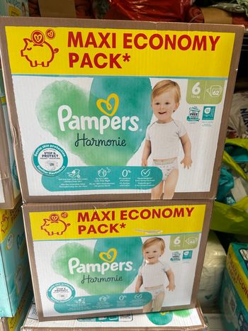 2 packs Pampers harmonie t6 