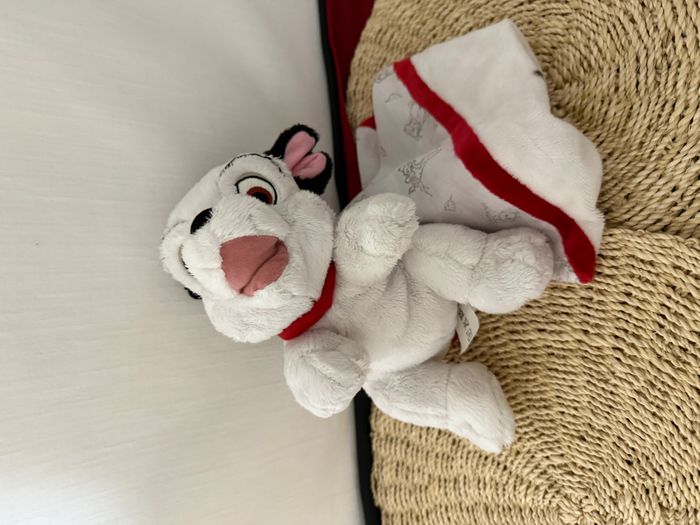 Peluche Doudou Chien Dalmatien Couverture Disney Nicotoy - photo numéro 2