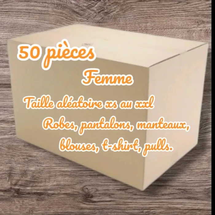 Lot 50 pièces femme