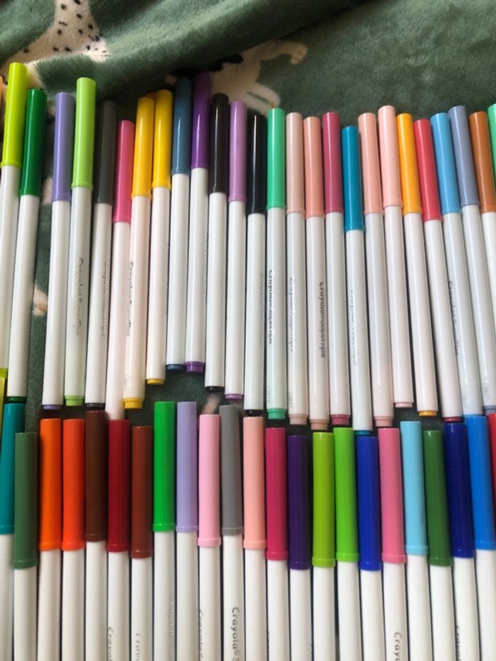 Lot feutres crayola super tips - photo numéro 3
