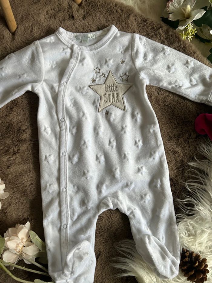 2 pyjamas velour taille 3 mois - photo numéro 6
