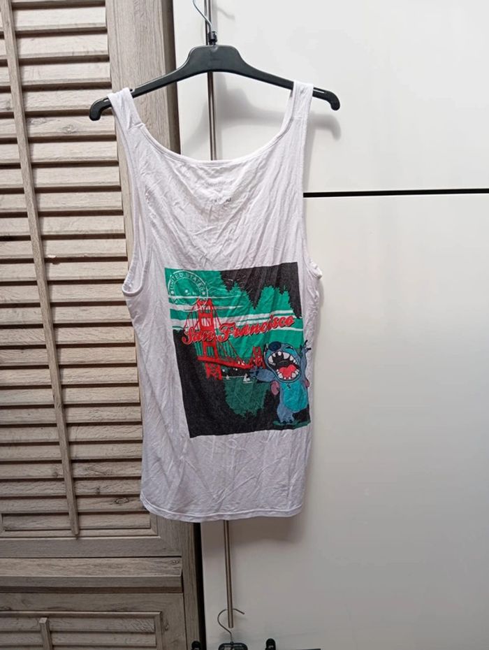 Débardeur blanc Stitch de Disney taille M - photo numéro 4
