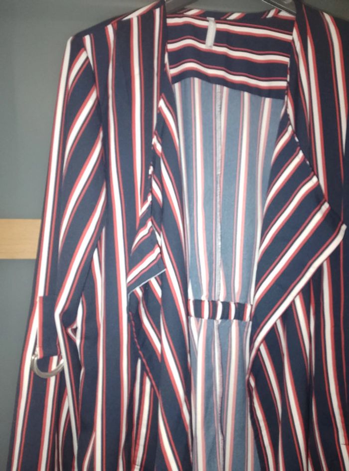 Veste/Gilet blouse longue - Femme - 44 - photo numéro 2