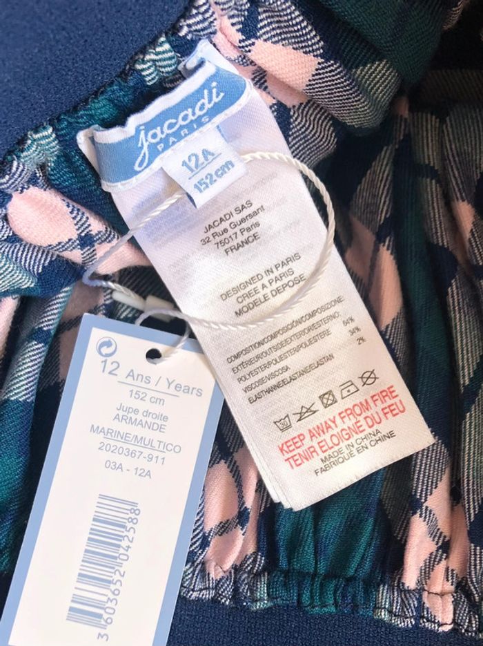 Jupe plissée Jacadi T-12 ans - photo numéro 3