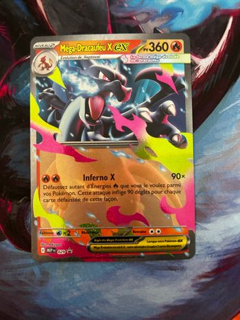 Carte Pokemon Méga Dracaufeu X EX MEP 029
