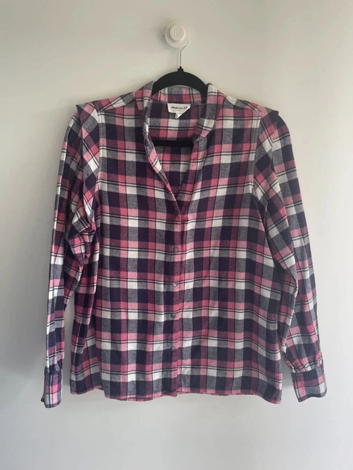 Chemise flanelle carreaux T.38