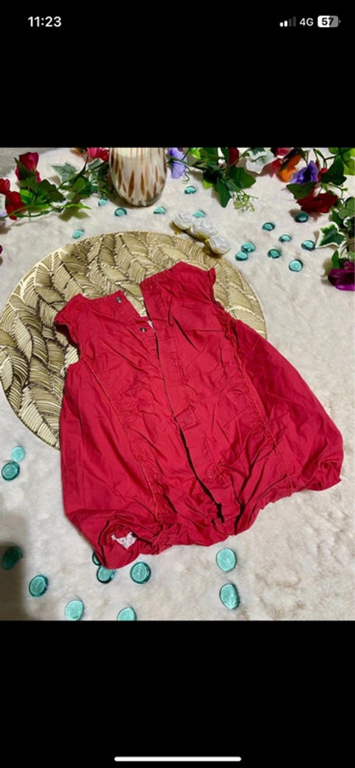 💫Lot 2 robes rouges 6 mois – Bébé fille – Très bon état💫 - photo numéro 4