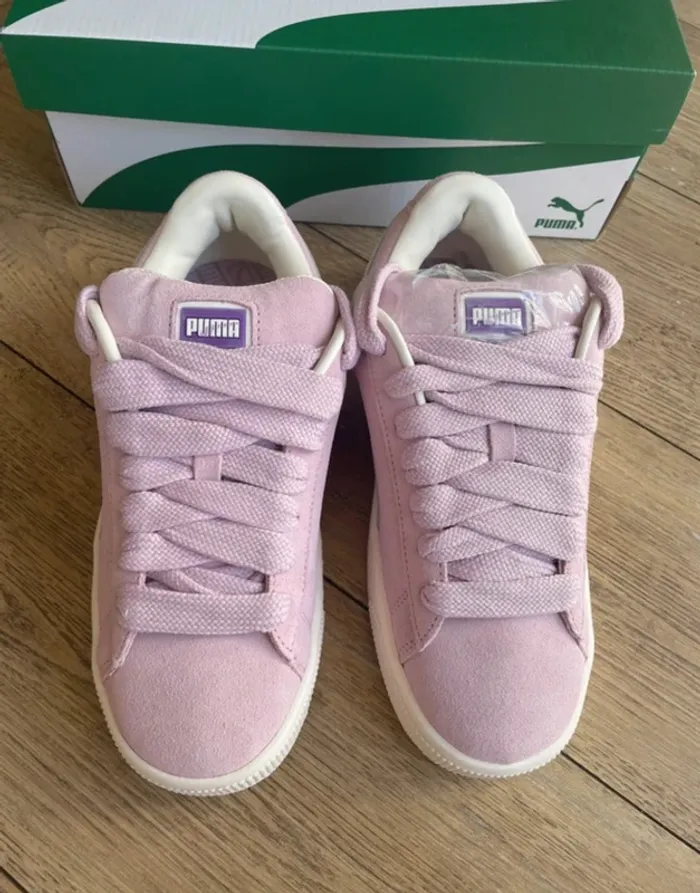 Baskets Lila Puma Suède XL femme 39 neuves - photo numéro 5