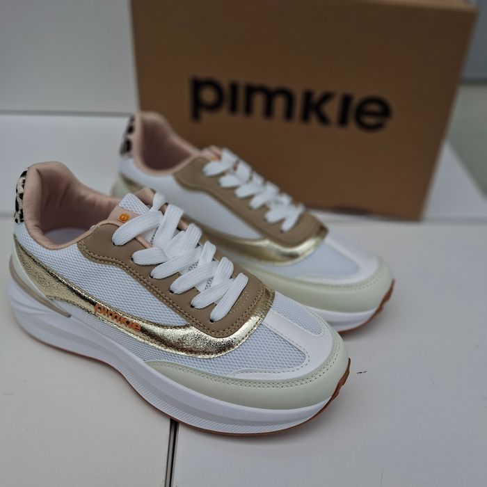 Chaussure à Lacets Bakste Pimkie Blanc Léopard