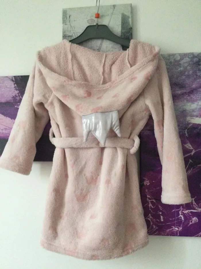 Robe de chambre peignoir doux 4 ans - photo numéro 2