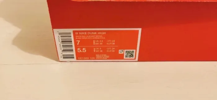 Nike Dunk High T38 NEUVES - photo numéro 7