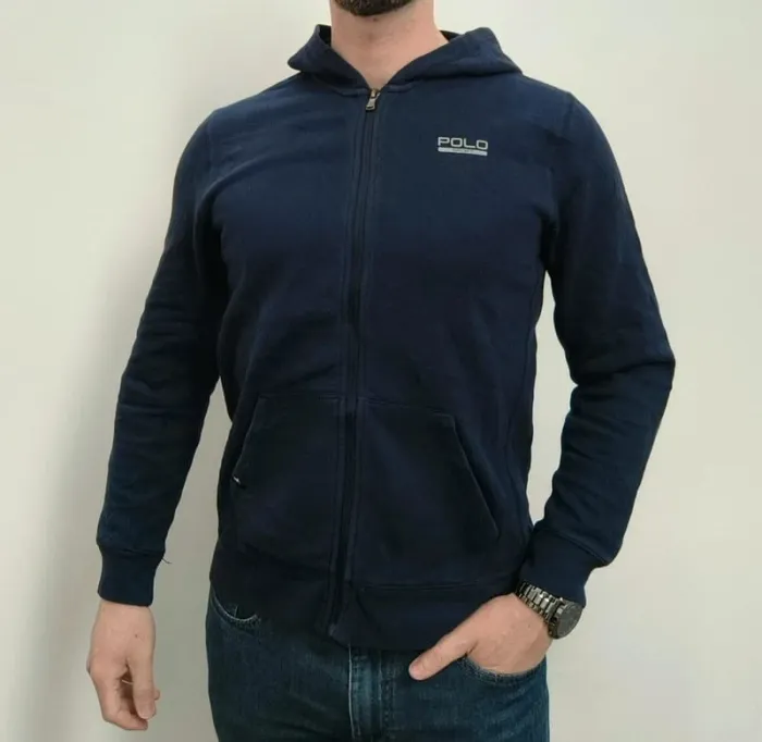 Sweat zippé XL adolescent ou S Homme Ralph Lauren Polo Sport