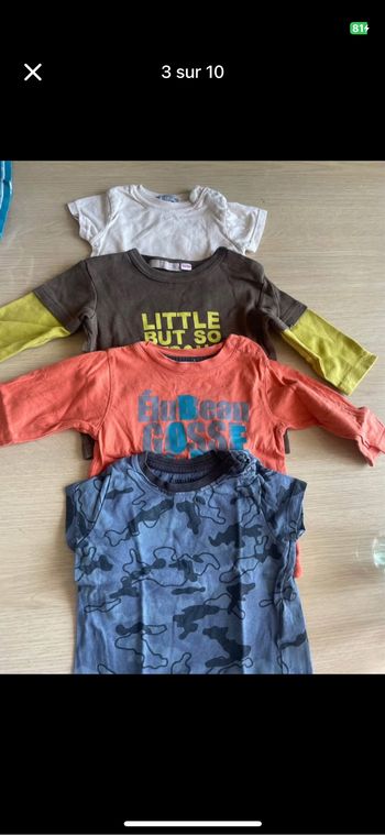 Lot vêtements bébé garçon