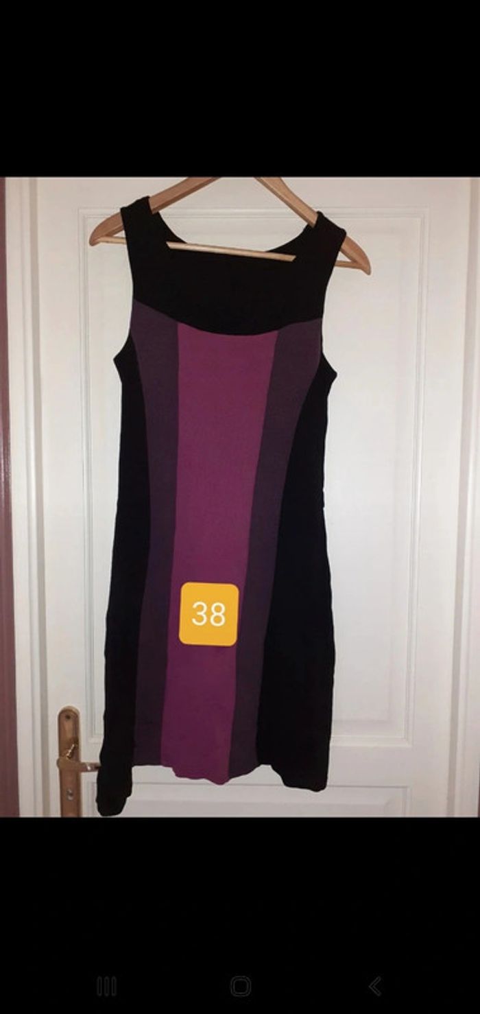 Robe prune violet hiver automne