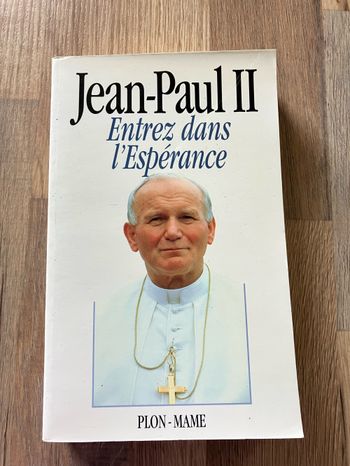 Livre-Jean-Paul II- Entrez dans l’espérance.