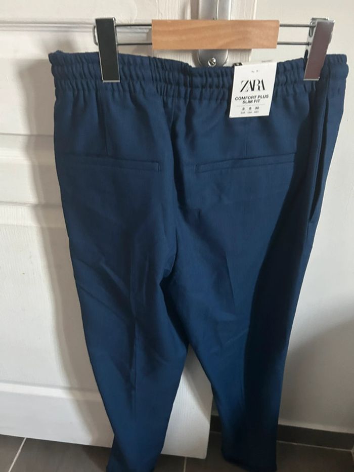 Pantalon Zara bleu - photo numéro 3