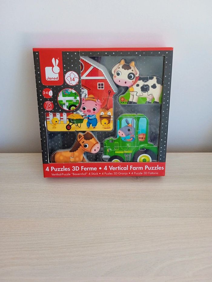 Puzzles 3D Ferme de Janod