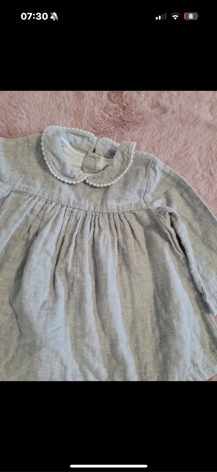 Très jolie robe petit bateau 12 mois - photo numéro 4