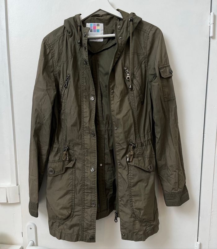 Parka vert kaki AJC – Taille 36, coupe-vent - photo numéro 8