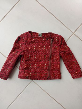 Veste bordeaux Tape à l'oeil taille 2 ans