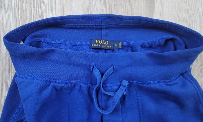 Bas de survêtement Ralph Lauren bleu logo orange – taille S – excellent état - photo numéro 2