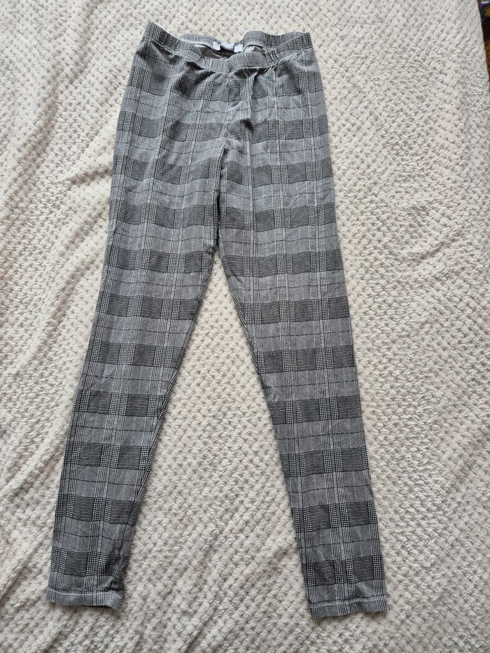 Legging pied-de-poule