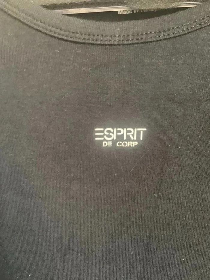 Teeshirt Esprit noir taille M - photo numéro 4