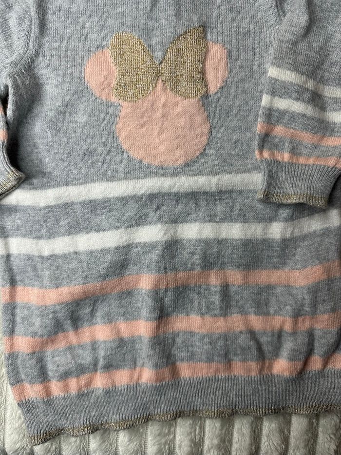 Robe Disney Minnie 3 mois gris et rose Orchestra - photo numéro 4