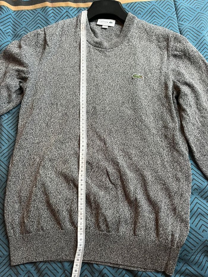 Pull gris Lacoste - photo numéro 6
