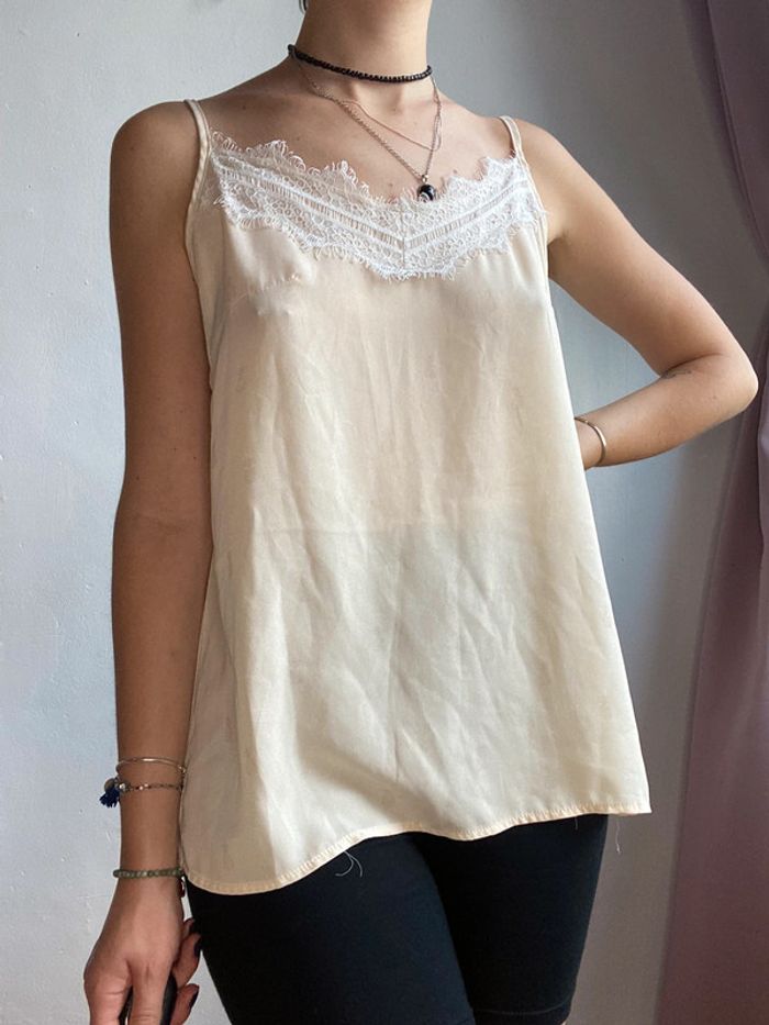 top beige taille S - photo numéro 4