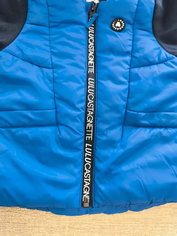Veste bi-matiere garçon 12 mois Lulu castagnette - photo numéro 3
