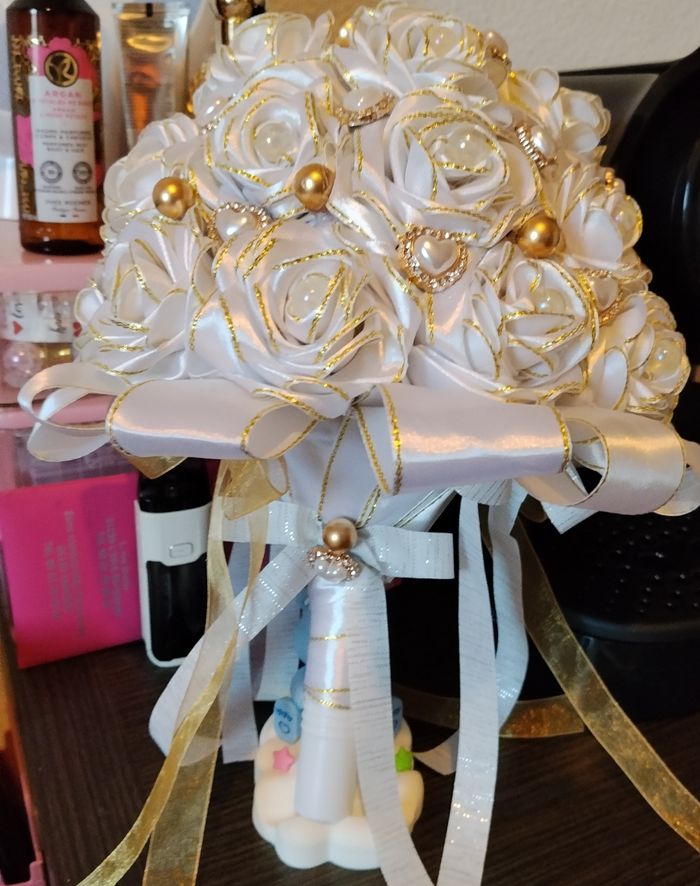 Bouquet de mariée artisanal - photo numéro 5