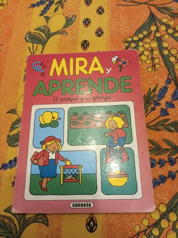 Livre en carton mira aprende