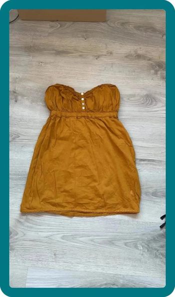 Bustier moutarde