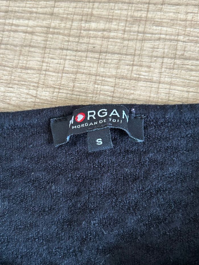 Veste noire avec fermeture Morgan taille S bon état (taille petit) - photo numéro 10