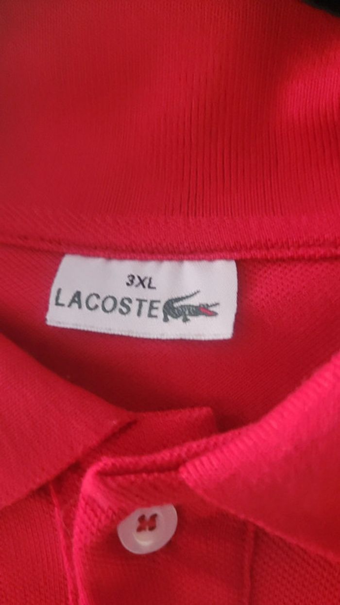 Polo rouge - photo numéro 2