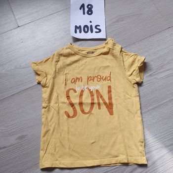 Maillot t-shirt 18mois garçon