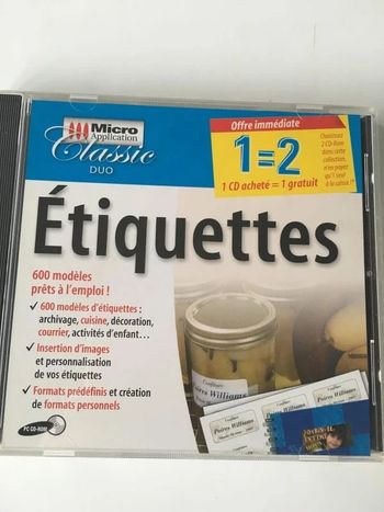 Logiciel Etiquettes